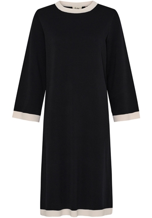 Klänningar - Jena knit dress – Black/cream
